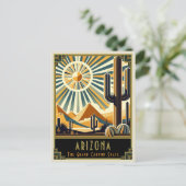 Arizona | Art. Deco Briefkaart (Staand voorkant)