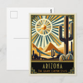 Arizona | Art. Deco Briefkaart (Voorkant / Achterkant)