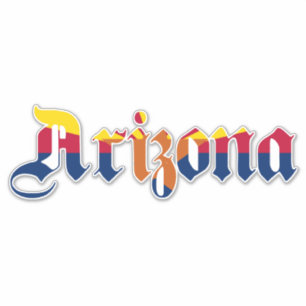 Arizona AZ Amerikaanse staat trots liefde Sticker