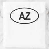 Arizona "AZ" Ovale Sticker (Tas)