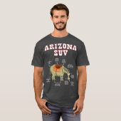 Arizona AZ SUV Funny Joke Horse Mule Souvenir T-shirt (Voorkant volledig)