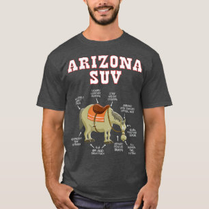 Arizona AZ SUV Funny Joke Horse Mule Souvenir T-shirt