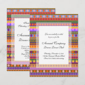 Arizona Aztec Desert Colors Southwest ZigZag Kaart (Voorkant / Achterkant)