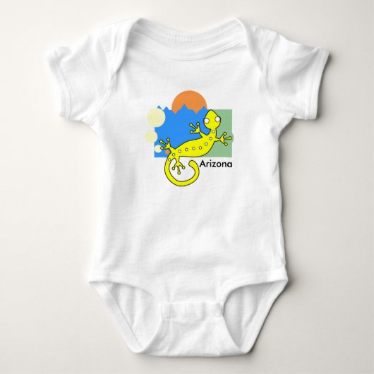 Arizona Baby Outfit | Lizard Bodysuit (Voorkant)