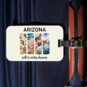 Arizona Bagagelabel – Salt & Cactus Dromen
