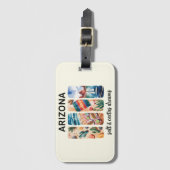 Arizona Bagagelabel – Salt & Cactus Dromen (Voorkant (verticaal))