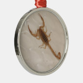 Arizona Bark Scorpion Metalen Ornament (Rechts)
