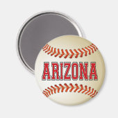 ARIZONA BASEBALL MAGNEET (Voorkant / Achterkant)