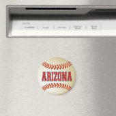 ARIZONA BASEBALL MAGNEET (Insitu (Vaatwasser))