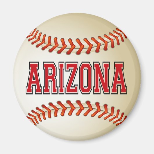ARIZONA BASEBALL MAGNEET (Voorkant)
