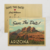 Arizona bewaart de  Briefkaarten Datum (Voorkant / Achterkant)