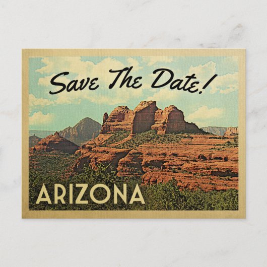 Arizona bewaart de  Briefkaarten Datum (Voorkant)