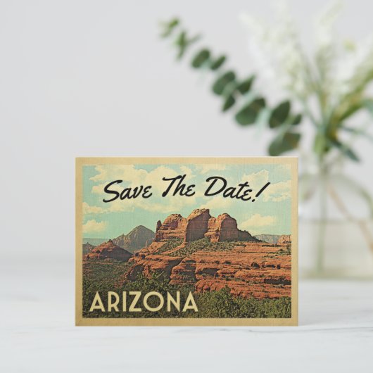 Arizona bewaart de Briefkaarten Datum (Staand voorkant)