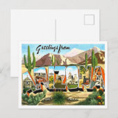 Arizona  Big Letters Briefkaart (Voorkant / Achterkant)