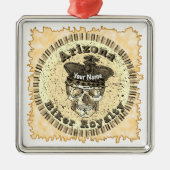 Arizona Biker  Metalen Ornament (Voorkant)
