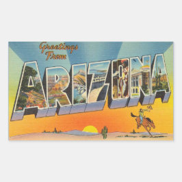 Arizona, blad van 4 stickers van Arizona