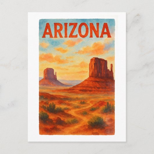 Arizona Briefkaart (Voorkant)