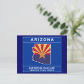 Arizona Briefkaart (Staand voorkant)