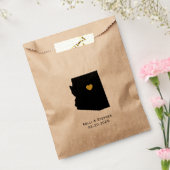 Arizona bruiloft gunst trakteren zakken, papieren  bedankzakje (Gezegeld)