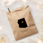 Arizona bruiloft gunst trakteren zakken, papieren  bedankzakje (Geknipt)