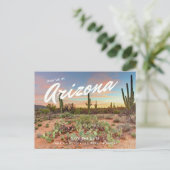 Arizona Bruiloft Save the Date Briefkaart (Staand voorkant)