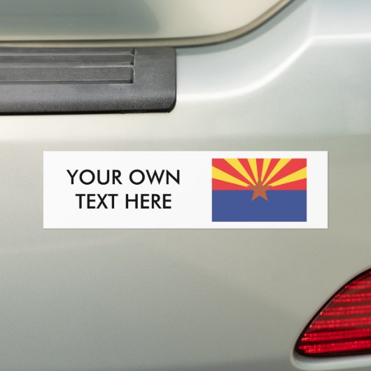 ARIZONA BUMPERSTICKER (Op auto)