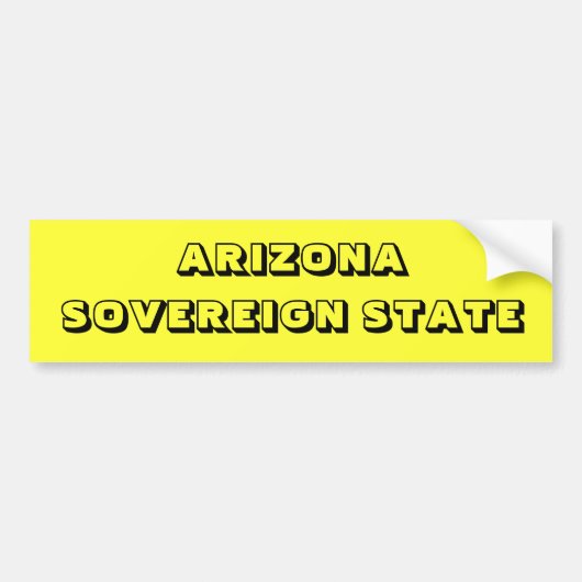 ARIZONA BUMPERSTICKER (Voorkant)
