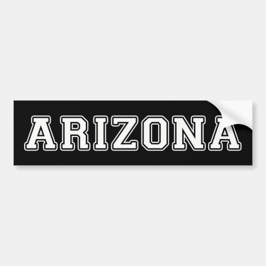 Arizona Bumpersticker (Voorkant)