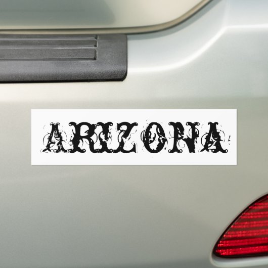 Arizona Bumpersticker (Op auto)