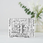 Arizona Buzz Words Briefkaart (Staand voorkant)