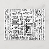 Arizona Buzz Words Briefkaart (Voorkant)