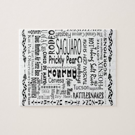 Arizona Buzz Words Legpuzzel (Horizontaal)
