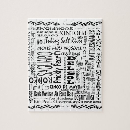 Arizona Buzz Words Legpuzzel (Verticaal)