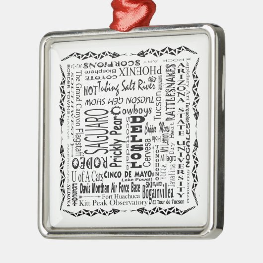 Arizona Buzz Words Metalen Ornament (Links)