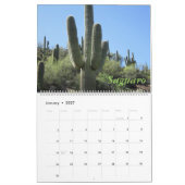 Arizona Cacti Calendar Kalender (Jan 2027)