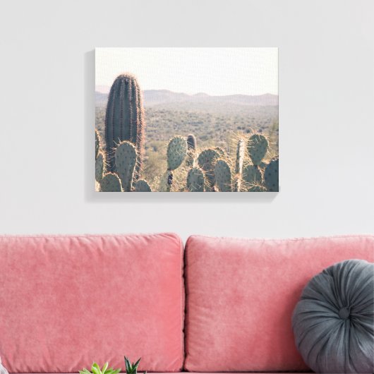 Arizona Cacti | Canvaskunst Canvas Afdruk (Insitu (Woonkamer))