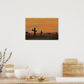 Arizona Cacti Poster (Keuken)