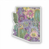 Arizona Cacti Sticker (Voorkant)
