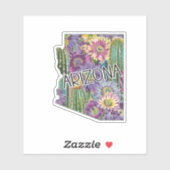 Arizona Cacti Sticker (Vel)