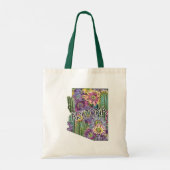 Arizona Cacti Tote Bag (Achterkant)