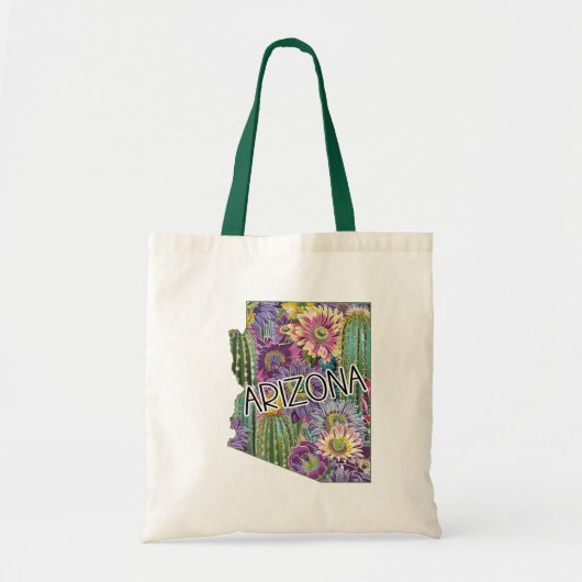 Arizona Cacti Tote Bag (Voorkant)