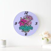 Arizona cactus bloemen Wall Clock Grote Klok (Huis)