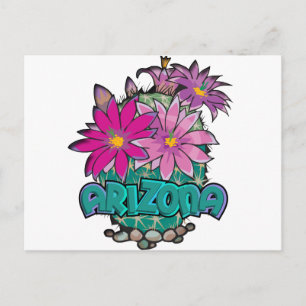 Arizona Cactus Blooms Briefkaart