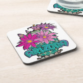 Arizona Cactus Blooms Onderzetter (Linkerzijde)