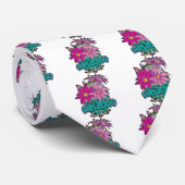 Arizona Cactus Blooms Stropdas (Opgerold)