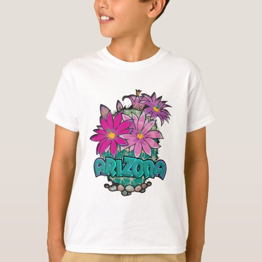 Arizona Cactus Blooms T-shirt (Voorkant)