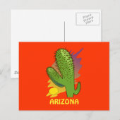 ARIZONA CACTUS BRIEFKAART (Voorkant / Achterkant)