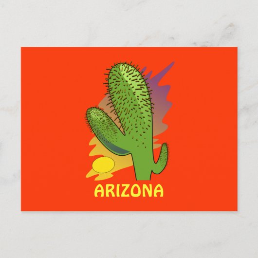 ARIZONA CACTUS BRIEFKAART (Voorkant)