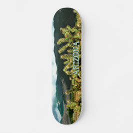 Arizona Cactus en Mountains Photo Skateboard Deck