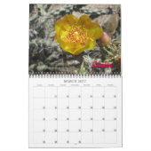 Arizona Cactus Flower Calendar Kalender (Mar 2027)